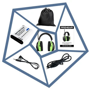 ZOHAN Cuffie elettroniche 5.0 Cuffie antirumore Bluetooth Protezione uditiva industriale per la riduzione del rumore musicale Ricaricabili professionali