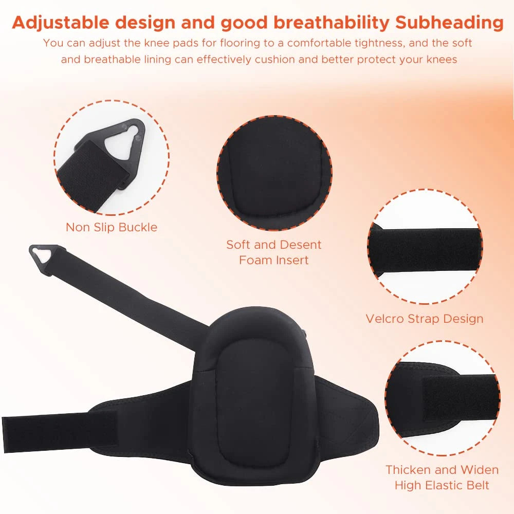 Ginocchiere da lavoro, Ginocchiere da costruzione per uomo, Ginocchiere in gel di schiuma antiscivolo comode e resistenti per pavimenti da giardinaggio