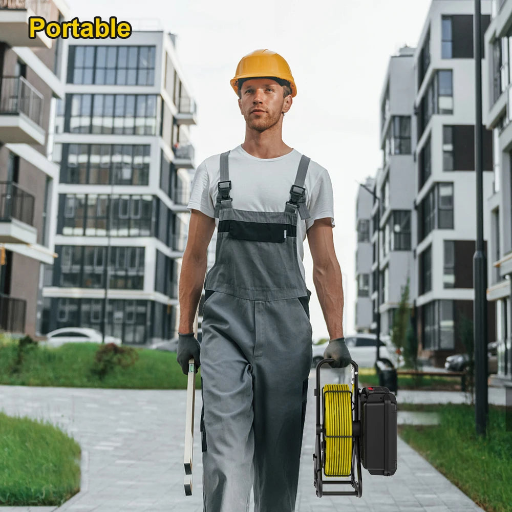 Contatore di distanza Ispezione fognaria Tubo 7" Ultra HD Wireless WiFi/DVR 23MM Videocamera Scarico Endoscopio industriale