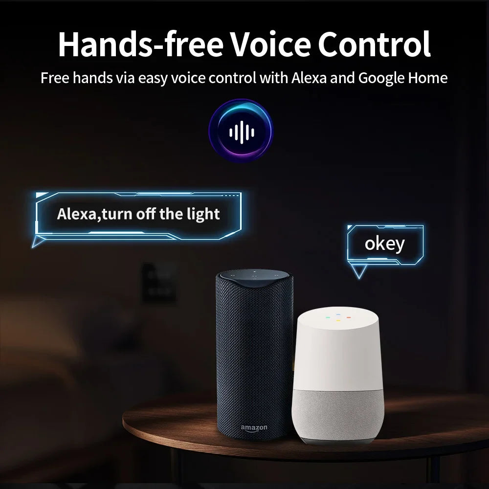 TNCE WIFI + Bluetooth Tuya Smart Switch 1/2/3/4 Gang Smart Life Home Light WiFi Touch Switch funziona con Google home Alexa