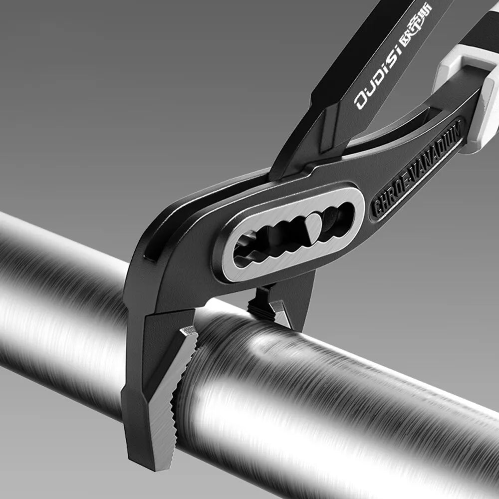 Set di chiavi per tubi per impieghi gravosi pinza per fascette per tubi dell'acqua con apertura regolabile multifunzionale strumento di riparazione manuale per idraulico