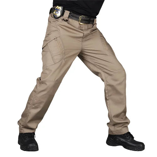 Pantaloni cargo tattici da uomo Pantaloni mimetici militari da combattimento SWAT impermeabili da esterno Pantaloni da lavoro maschili multitasche casual