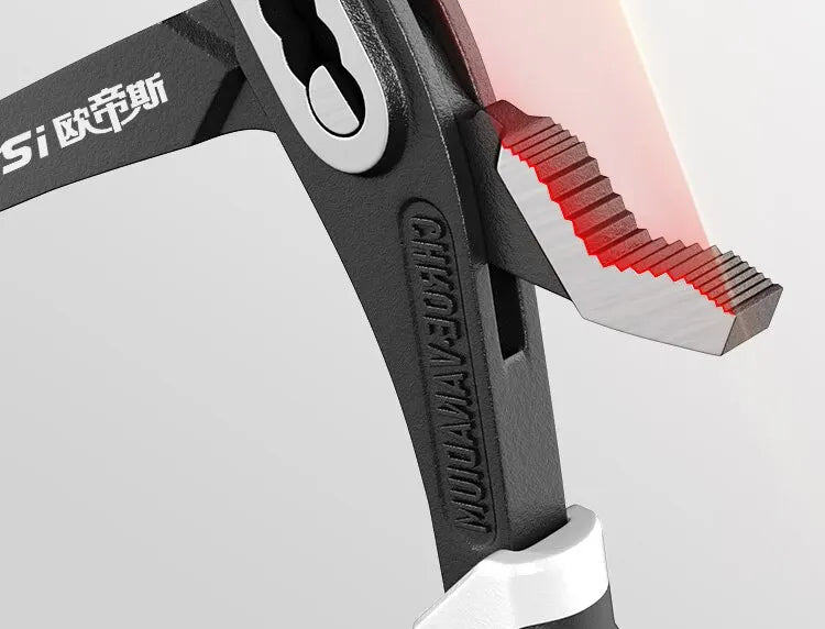 Set di chiavi per tubi per impieghi gravosi pinza per fascette per tubi dell'acqua con apertura regolabile multifunzionale strumento di riparazione manuale per idraulico