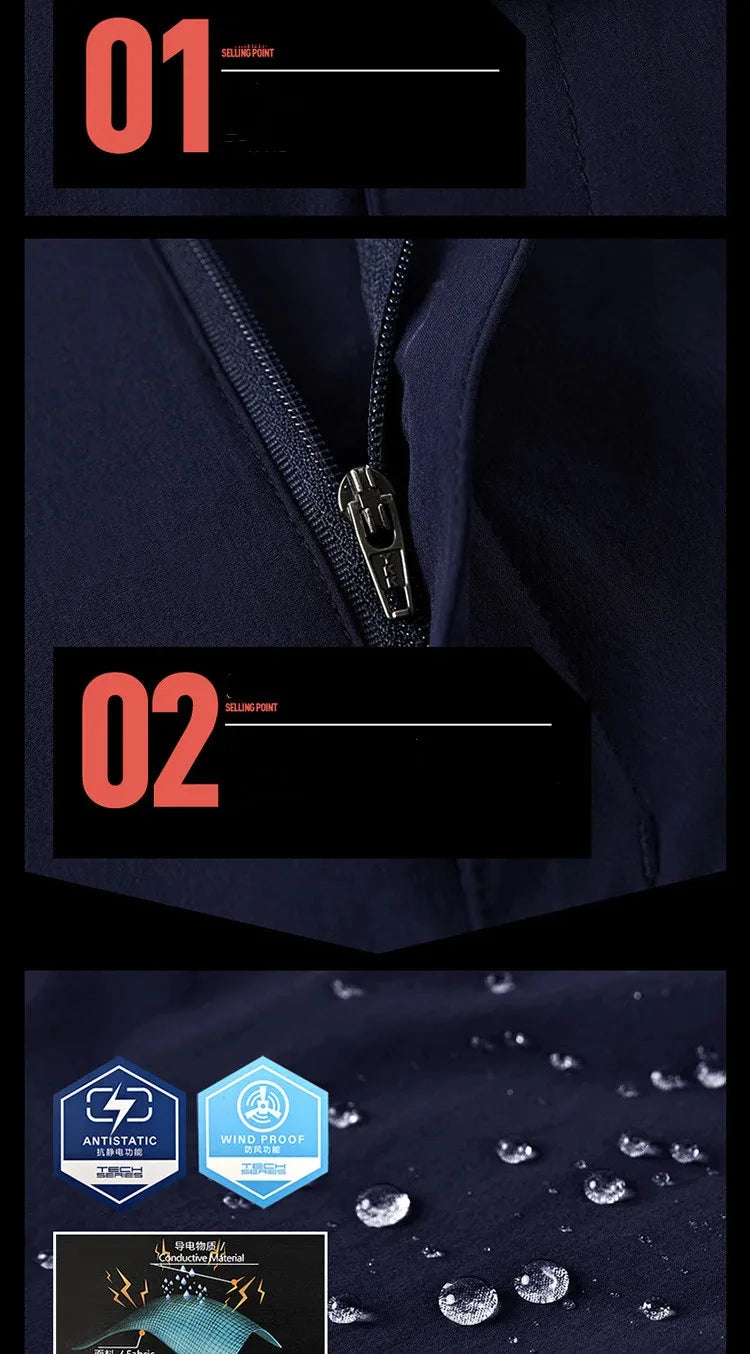 Pantaloni cargo tattici impermeabili da uomo primavera estate pantaloni lunghi ad asciugatura rapida sport all'aria aperta trekking campeggio pantaloni da pesca 4XL