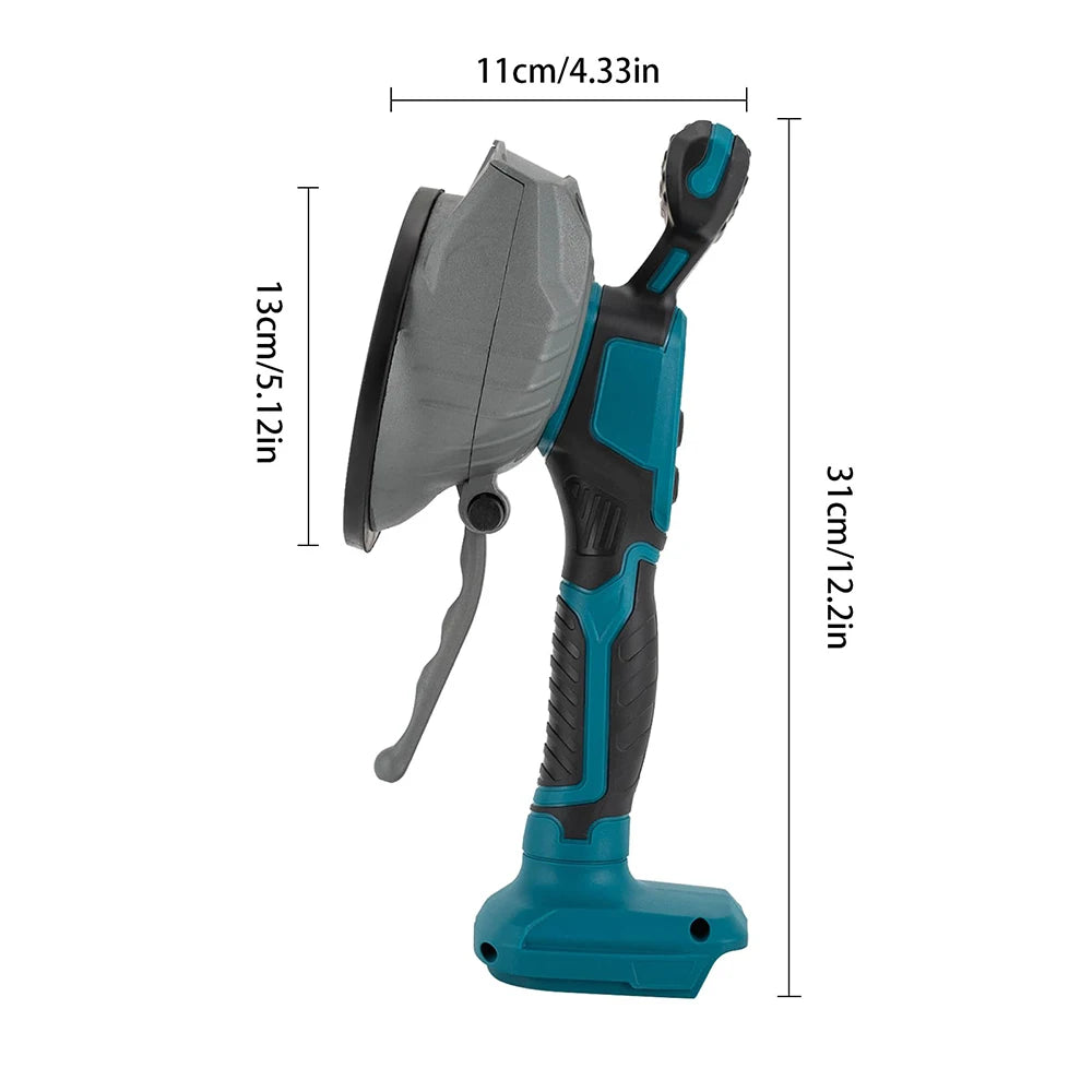 Hikity Piastrelle Livellatrice a Vibrazione Macchina per la Posa di Piastrelle a 8 Velocità Strumento Vibrante per Posa di Piastrelle per Pavimenti a Parete per Batteria Makita 18V