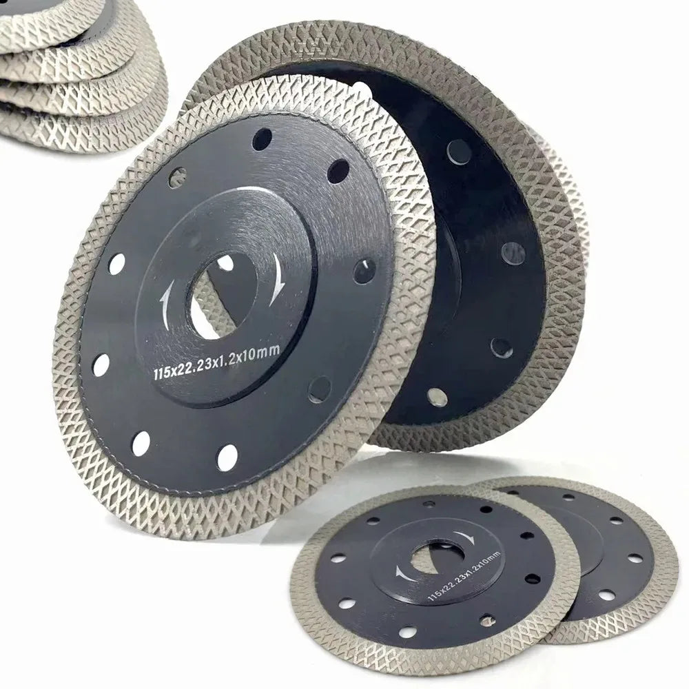 1pc 105/115/125mm Lama per sega diamantata per piastrelle in gres porcellanato Ceramica Taglio a secco/bagnato Pietra tagliata Lama per sega Taglio a disco diamantato