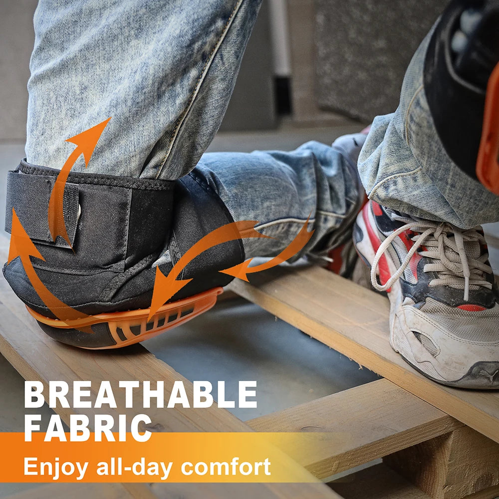 Ginocchiere HERZO per protezione resistente del ginocchio, comode lavori antiscivolo edili