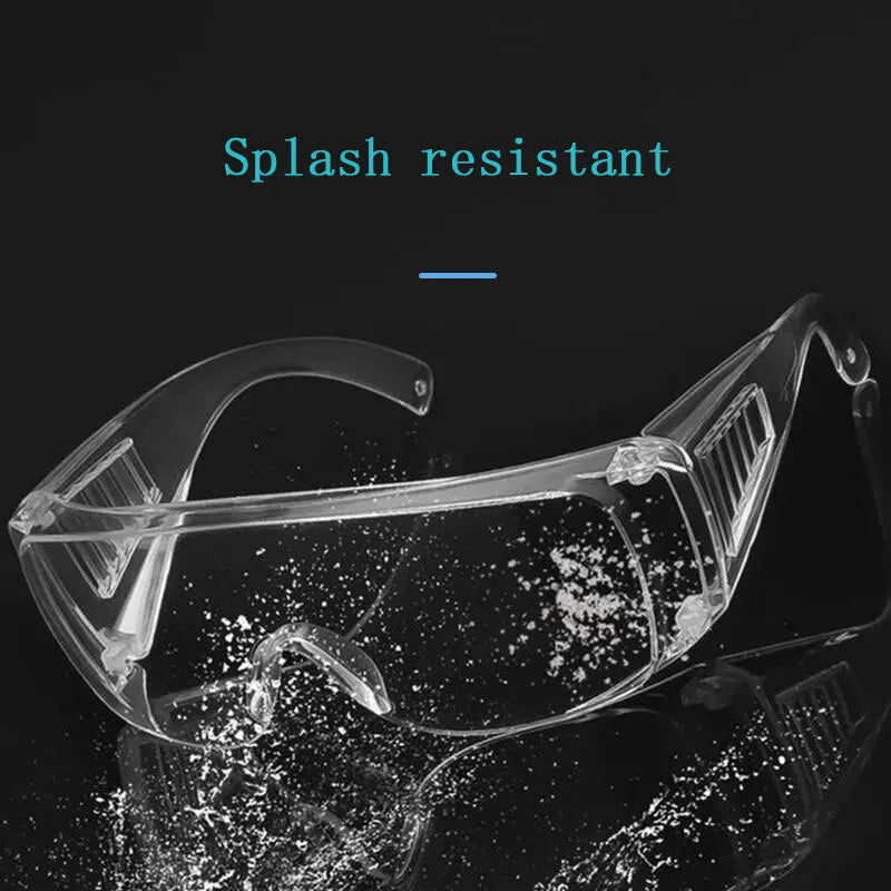 Occhiali di sicurezza antiappannamento Occhiali Anti-polvere Impatto Anti-graffio Anti-spruzzi Protezione chimica per gli occhi Protezione per infermieri da laboratorio