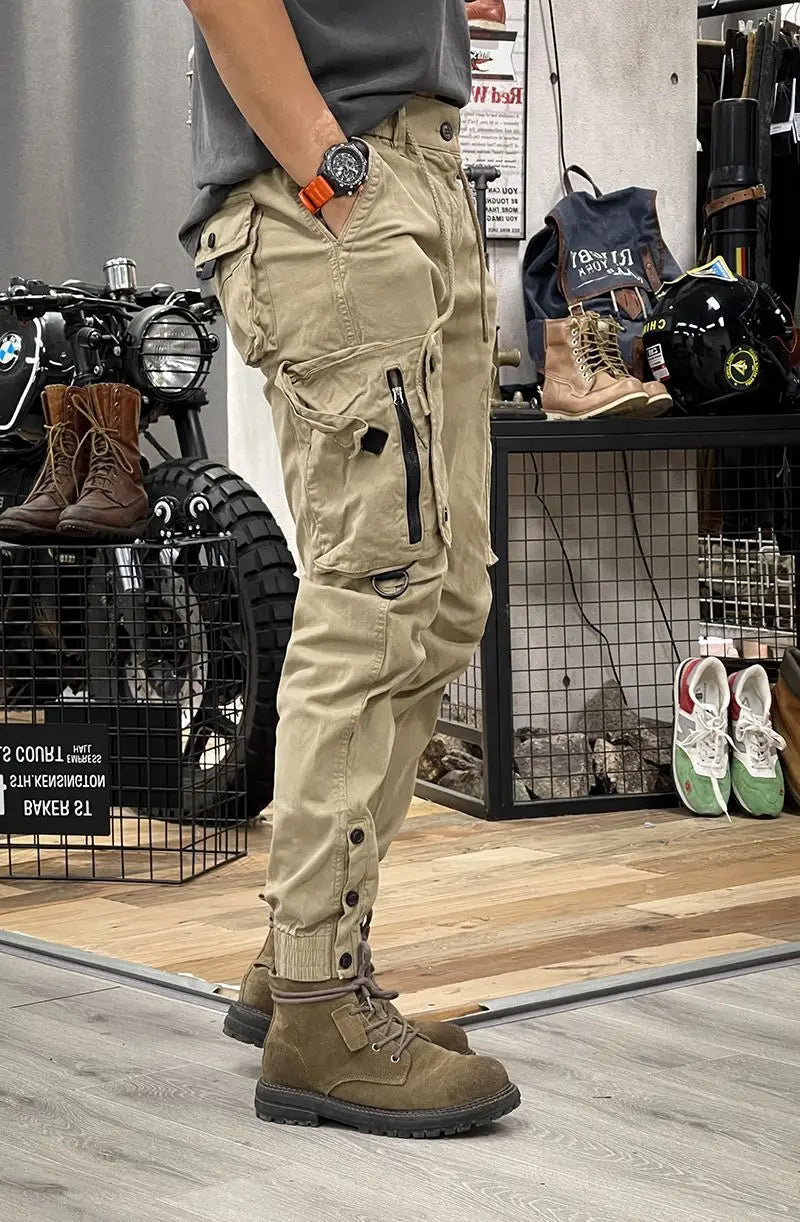 2025 Metropolitan Workwear Pantaloni da uomo con tassello rinforzato Cargos Multi-Tool Loops Conico Caviglia City Explorer Pantaloni M-4XL