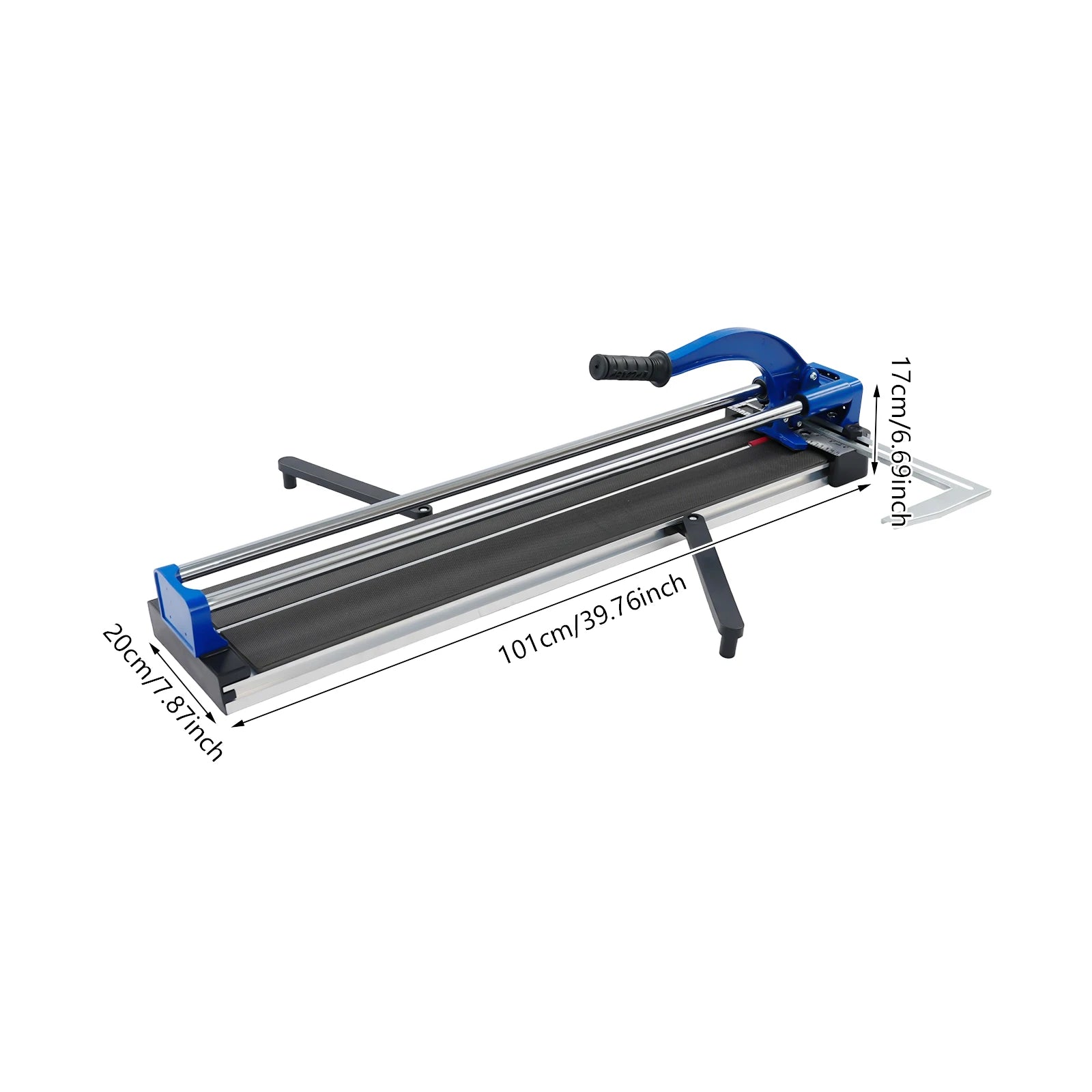 Tagliapiastrelle manuale Ruota in lega di tungsteno Posizionamento a infrarossi blu Doppio binario 0-90 °   Regolabile