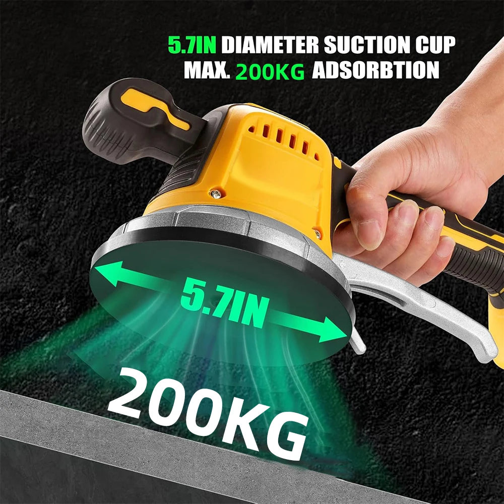 Macchina per livellare le vibrazioni delle piastrelle Strumento vibratore per piastrelle con display digitale a 10 velocità regolabile con design di blocco per batteria Dewalt