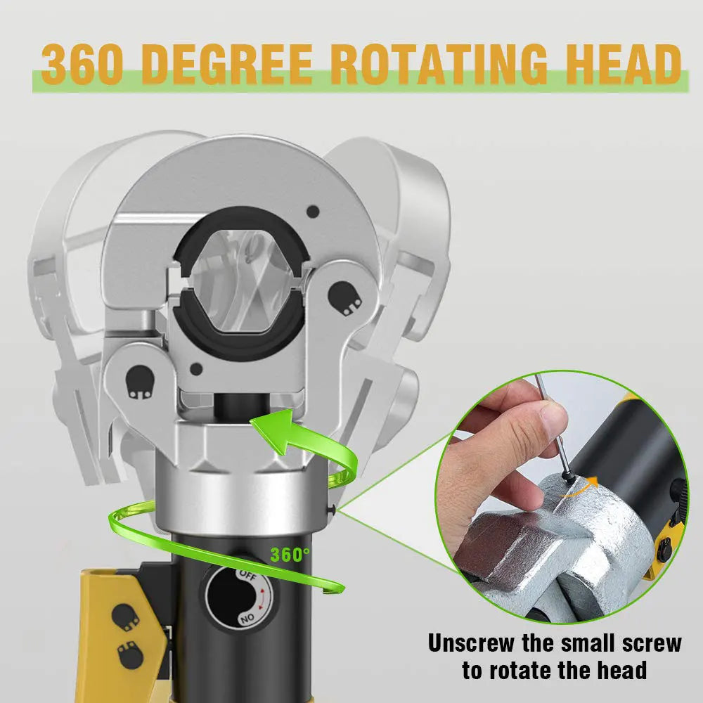 Strumento di crimpatura per tubi idraulici piegatrice regolabile con pressione per impieghi gravosi per tubi in rame in acciaio inossidabile PEX TH V12/15/18/22/28
