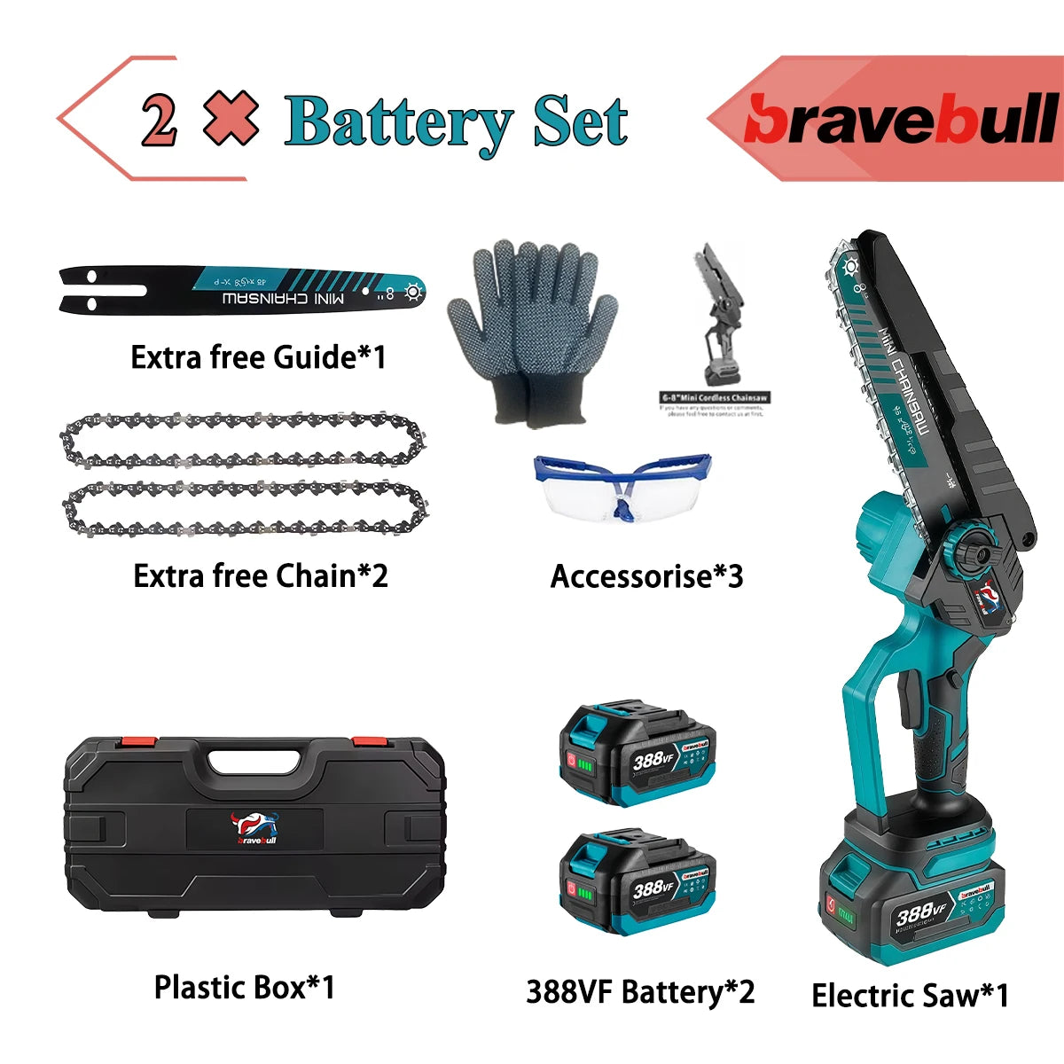 Recentemente Sega Elettrica Senza Spazzole Da 8 Pollici Con 2PCS Catene Cordless Lavorazione Del Legno Giardino Potatura Motosega Set Per Makita 18V Batteria Spille