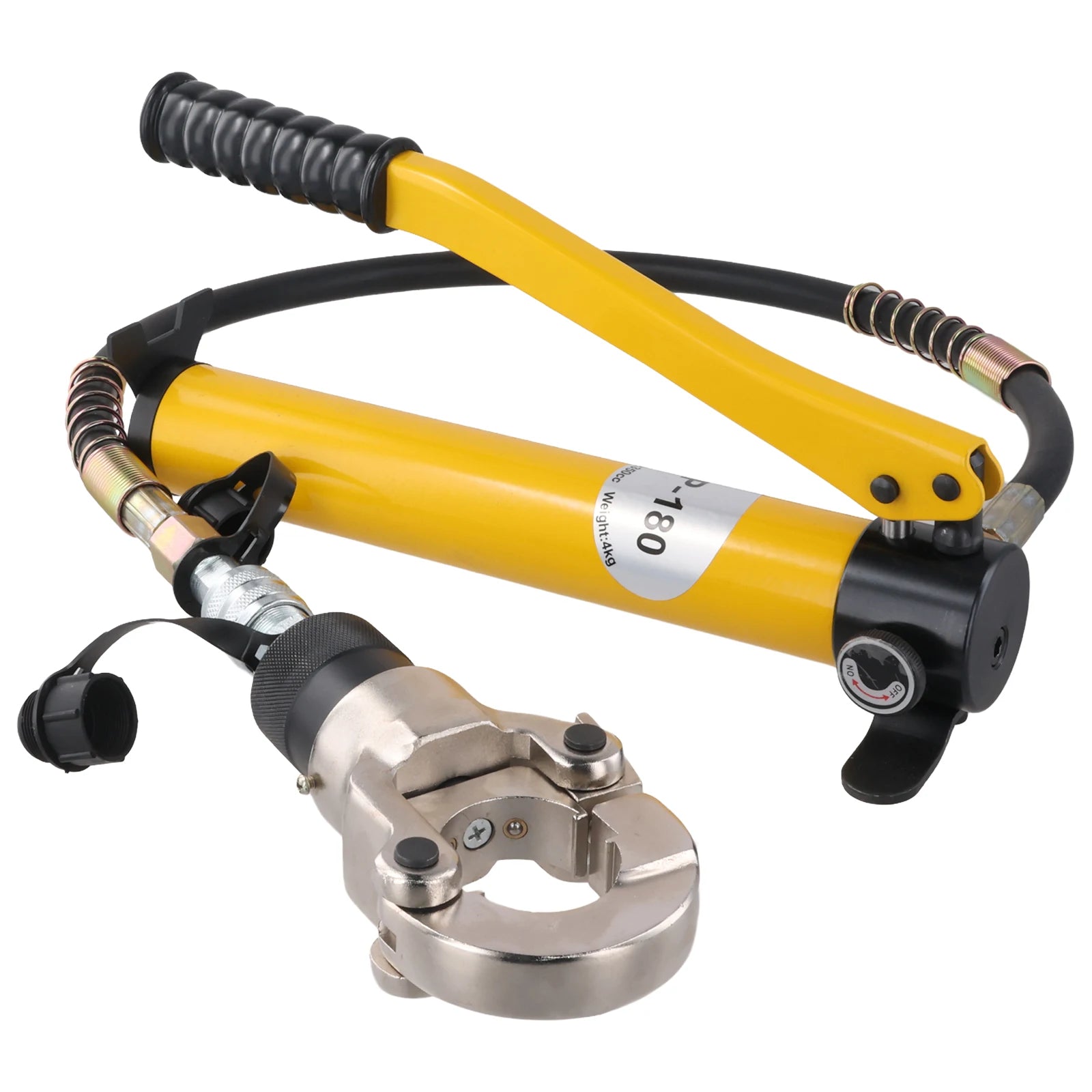 Pinza a crimpare idraulica Podofo 8T 360 °   Pinza per crimpare tubi in rame tipo TH16-32/V15-28-