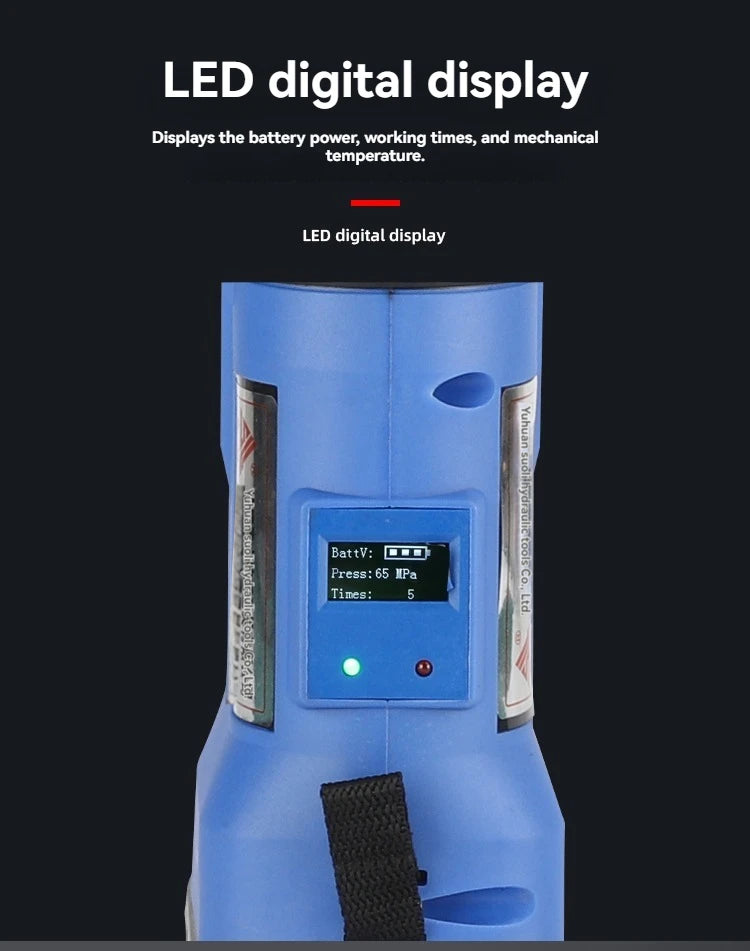 SZ-1532/1550 60KN Pinza per crimpare tubi elettrici Strumento per crimpare tubi dell'acqua Anello Compressione Ricarica Morsetto portatile