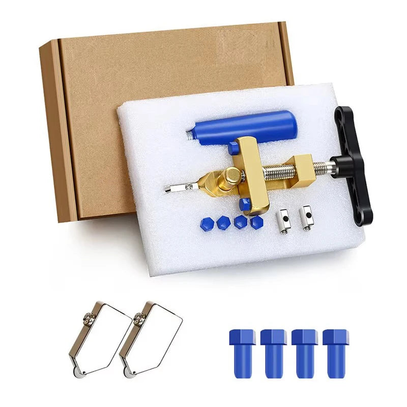 Tagliapiastrelle in ceramica di vetro 2 in 1 con ruota a coltello Set di accessori per aprire la macchina da taglio con taglierina a rulli diamantati