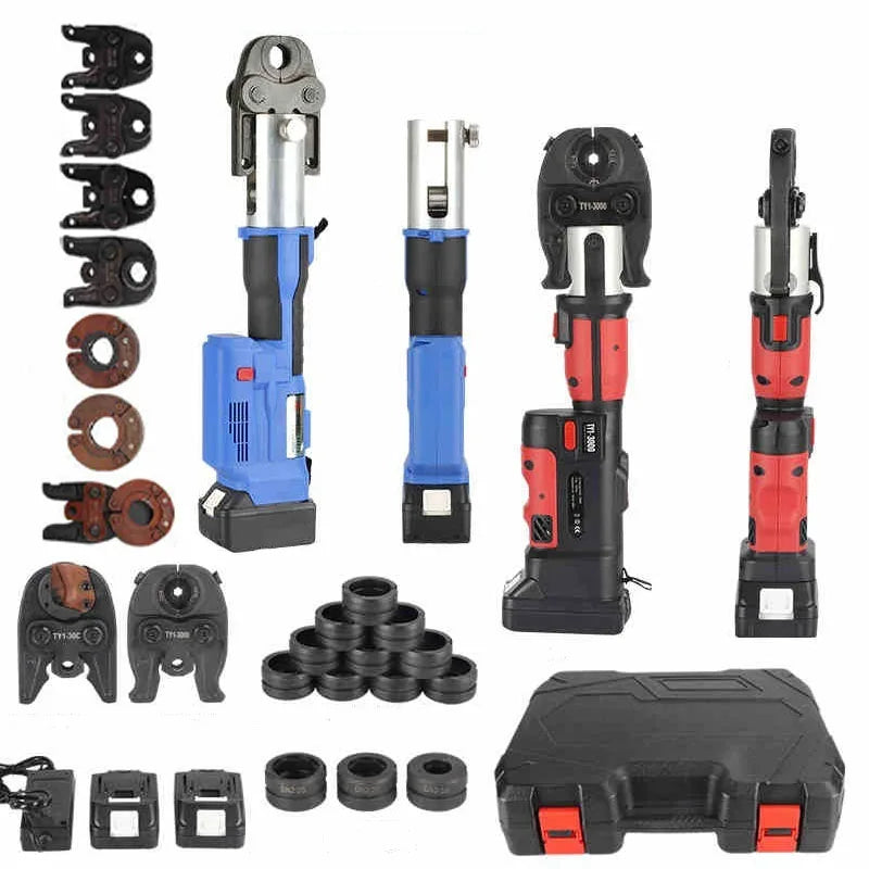 SZ-1532/1550 60KN Pinza per crimpare tubi elettrici Strumento per crimpare tubi dell'acqua Anello Compressione Ricarica Morsetto portatile