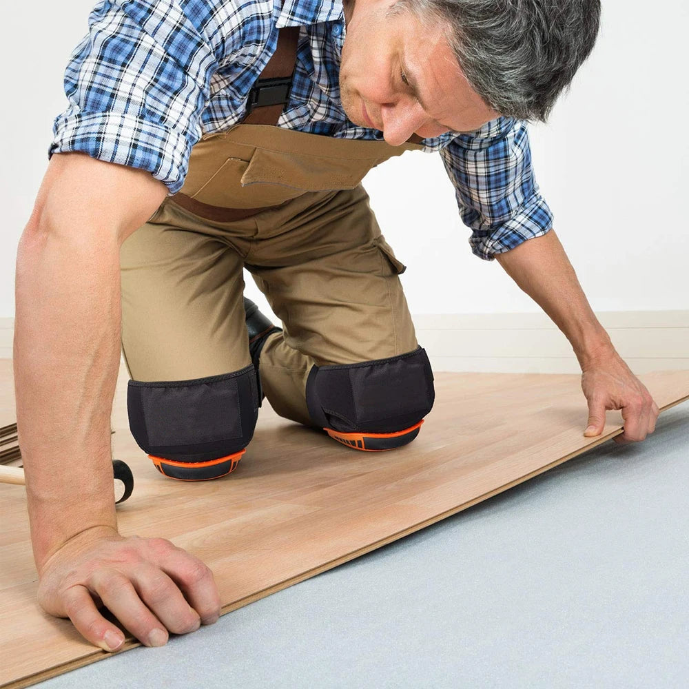 Ginocchiere da lavoro, Ginocchiere da costruzione per uomo, Ginocchiere in gel di schiuma antiscivolo comode e resistenti per pavimenti da giardinaggio
