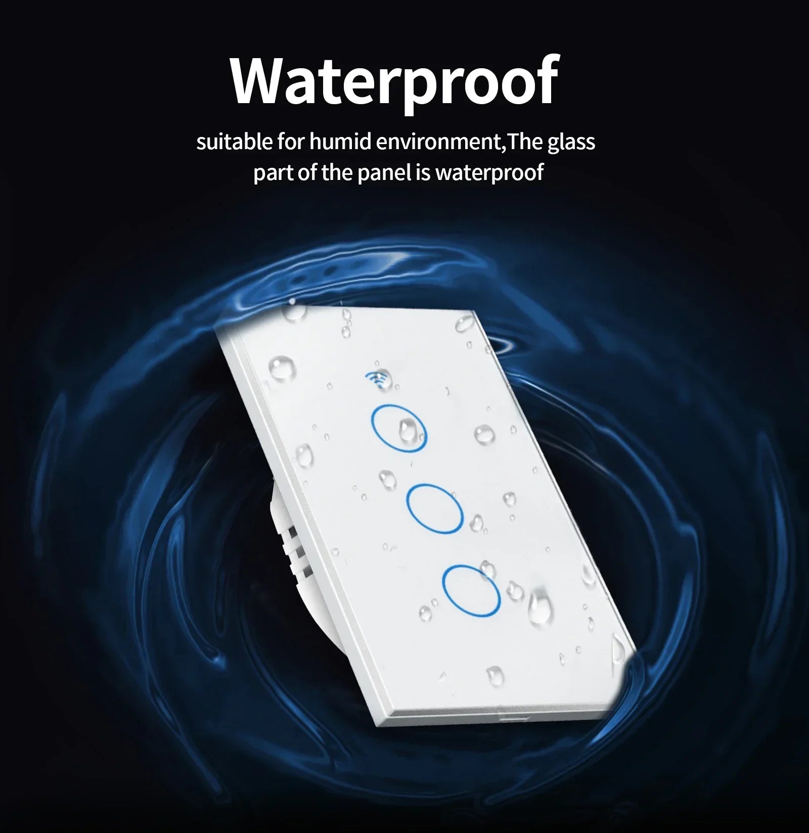 TNCE Tuya Switch WIFI RF US/EU, 1/2/3/4 Gang No/Con cavo neutro Controller luce LED da parete, Vita intelligente, Voce Alexa Google Home