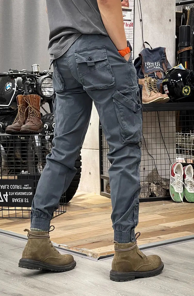 2025 Metropolitan Workwear Pantaloni da uomo con tassello rinforzato Cargos Multi-Tool Loops Conico Caviglia City Explorer Pantaloni M-4XL