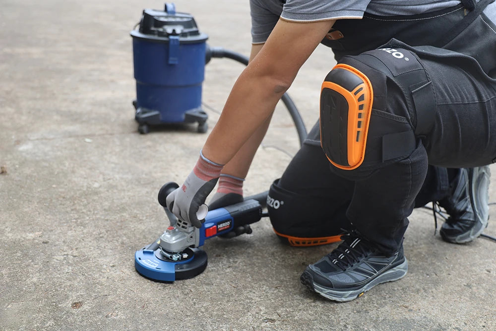 Ginocchiere HERZO per protezione resistente del ginocchio, comode lavori antiscivolo edili