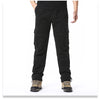 Salopette ampia con tasche grandi Pantaloni tattici da jogging per sport all'aria aperta da uomo Pantaloni da lavoro casual in puro cotone elastico in vita