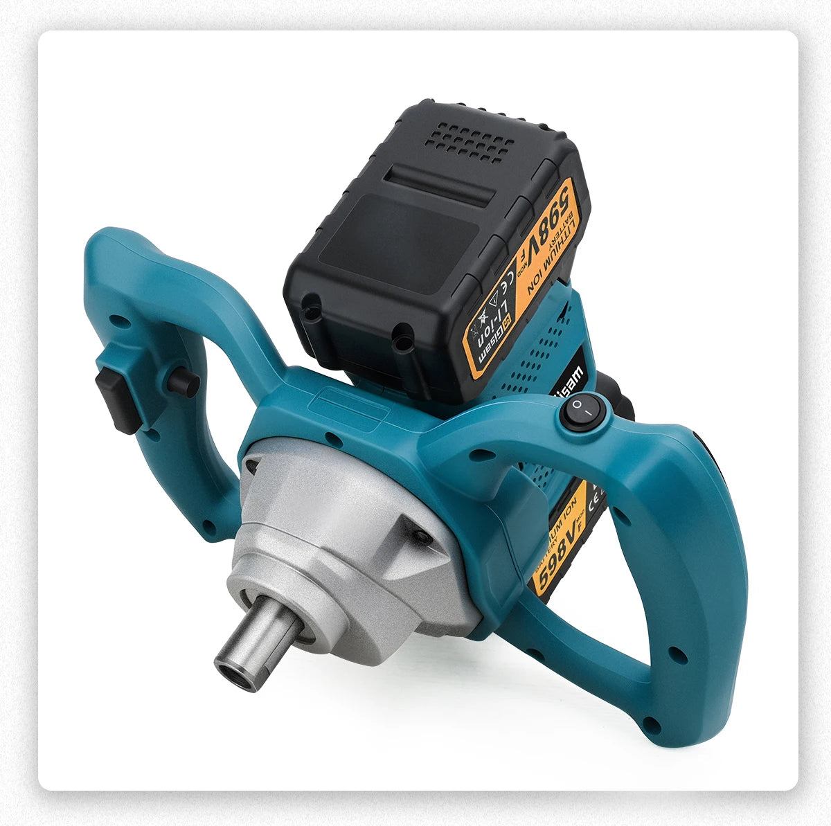 Gami 40V Brushless Elettrico Betoniera Mixer 6 Velocità Cordless Malta di Cemento Gesso Vernice Frullatore Per makita 18v batteria pin