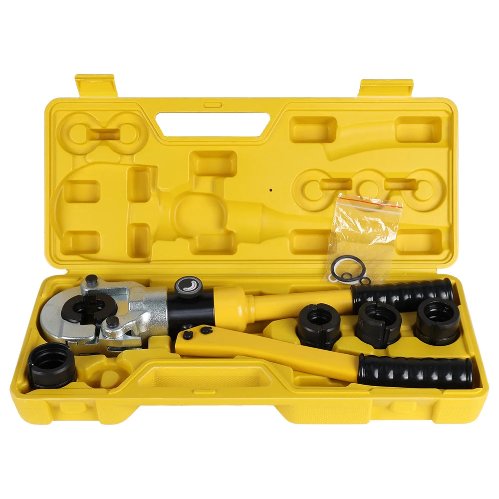 Strumento di crimpatura per tubi idraulici piegatrice regolabile con pressione per impieghi gravosi per tubi in rame in acciaio inossidabile PEX TH V12/15/18/22/28