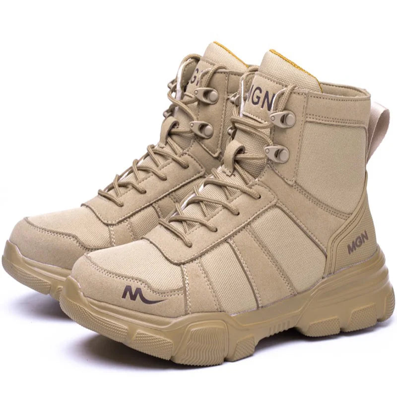 Stivali da lavoro Scarpe antinfortunistiche indistruttibili Scarpe con punta in acciaio Scarpe da ginnastica antiforatura Scarpe da lavoro antiscivolo da donna Stivali tattici maschili