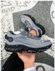 Pulsante rotante Nuove scarpe antinfortunistiche da uomo Scarpe da lavoro anti-smash anti-puntura Scarpe sportive da uomo di moda Stivali protettivi di sicurezza da uomo