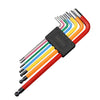 7 pezzi strumento esagonale bici MTB kit di strumenti di riparazione bici da strada bicicletta chiave esagonale colorata chiave di apertura a sfera piatta 1.5/2/2.5/3/4/5/6mm