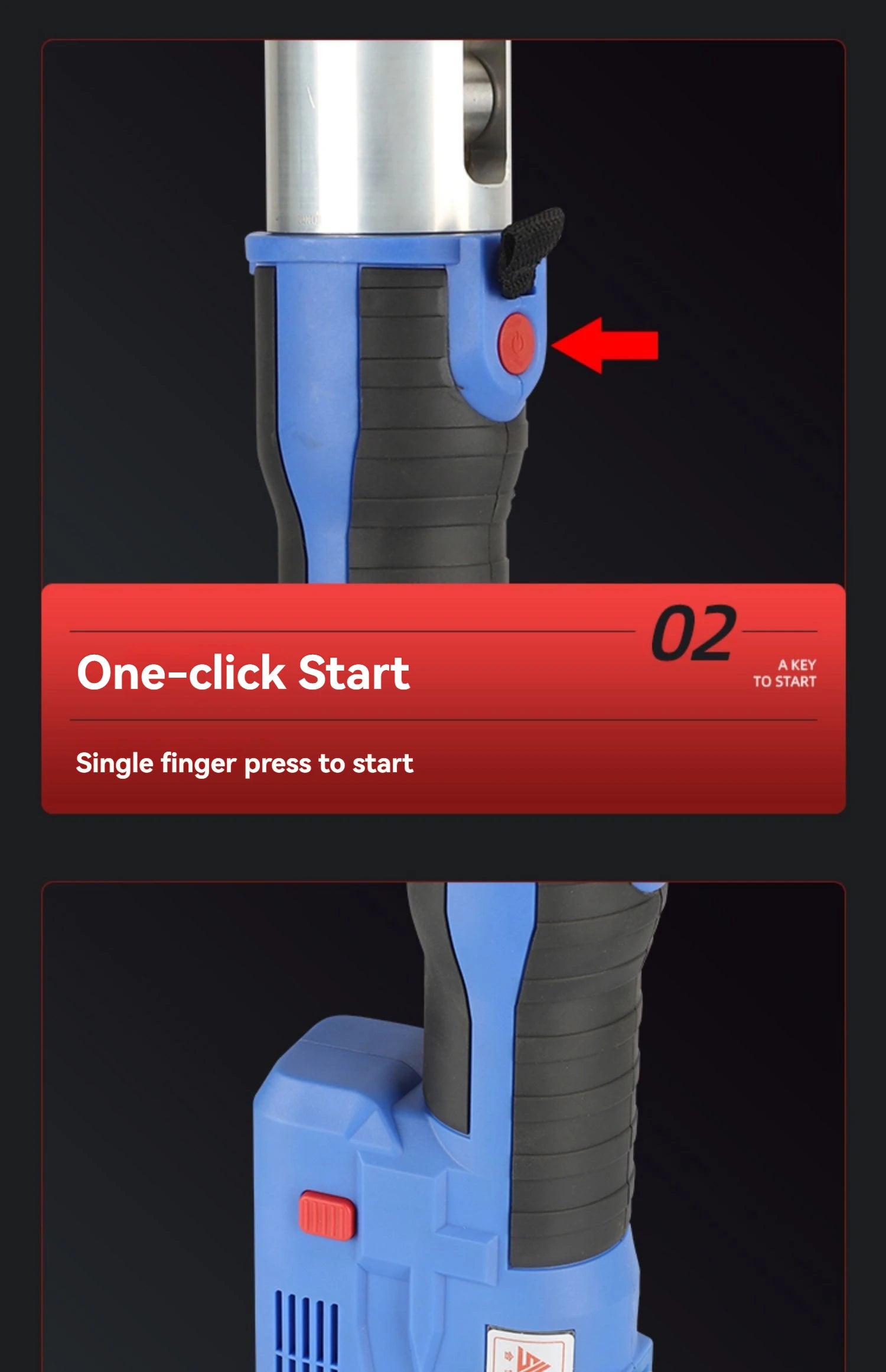 SZ-1532/1550 60KN Pinza per crimpare tubi elettrici Strumento per crimpare tubi dell'acqua Anello Compressione Ricarica Morsetto portatile