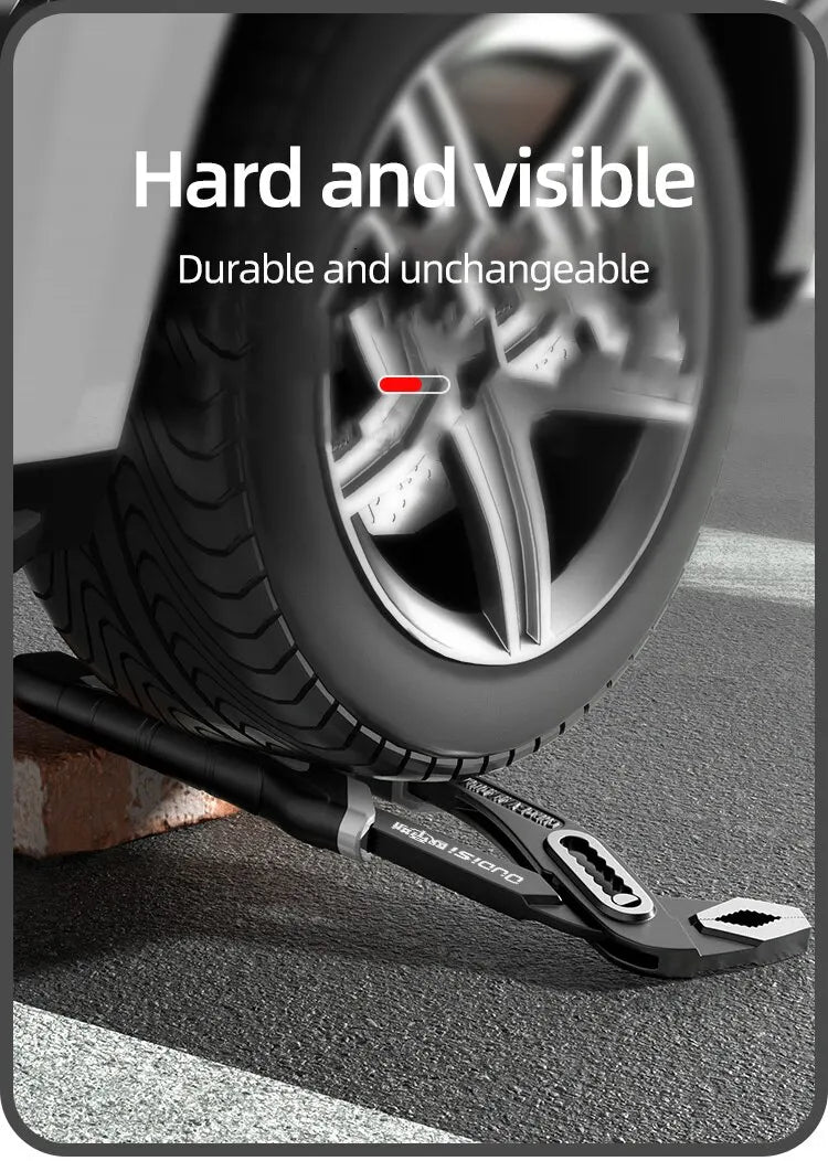 Set di chiavi per tubi per impieghi gravosi pinza per fascette per tubi dell'acqua con apertura regolabile multifunzionale strumento di riparazione manuale per idraulico