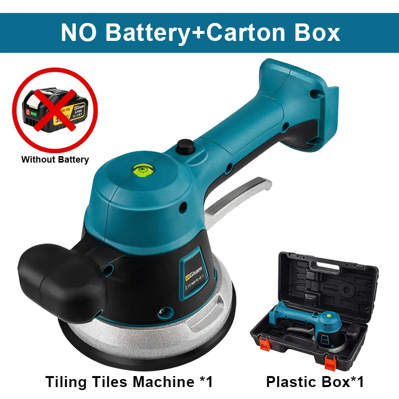 Gisha Cordless Tiler Vibratore Piastrellatrice 6 Velocità Automatico Livellamento Piastrelle Regolazione Assorbe Strumento Per Makita 18V Batteria Spille