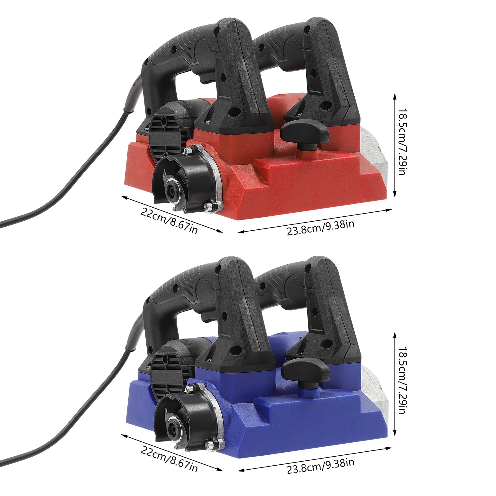 Piallatrice elettrica da parete 1300 W Pialla a mano Pialla a pala da parete con cavo e custodia per il trasporto per la rimozione del mastice di vernice