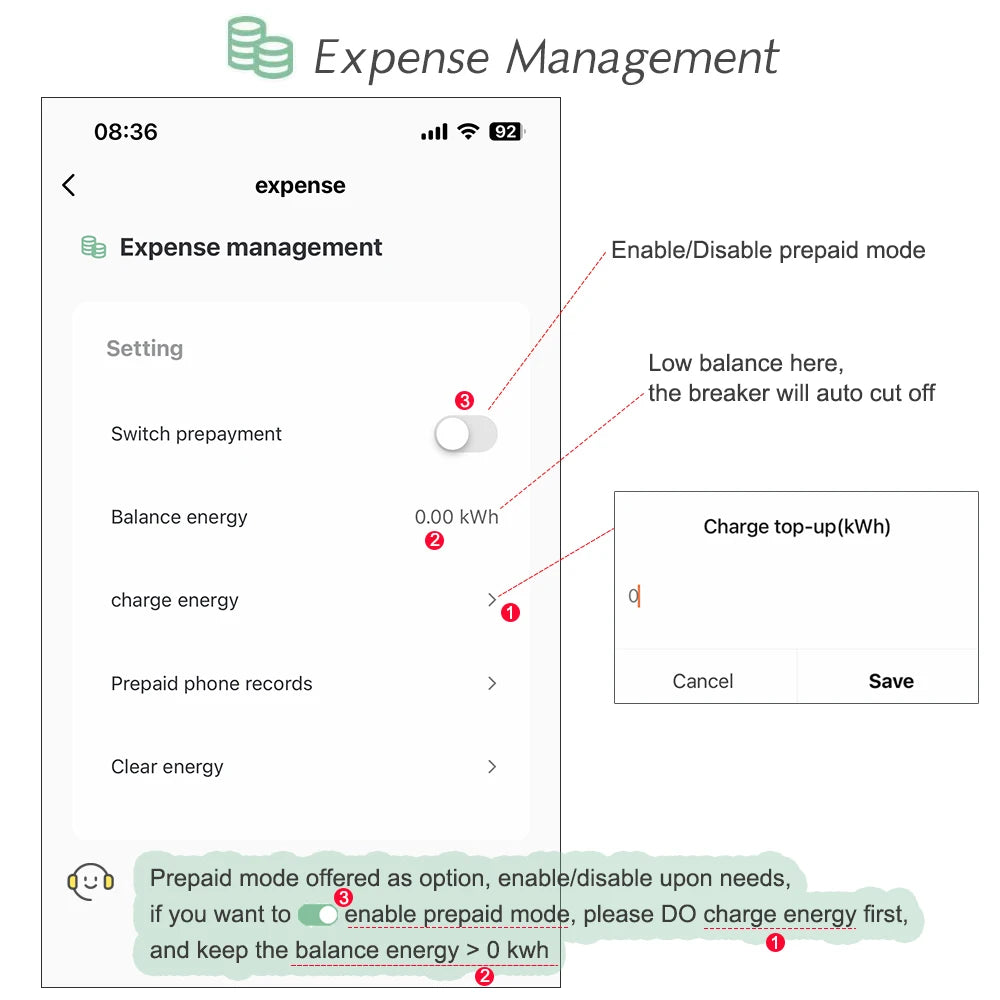 Tuya Smart WiFi 2P 63A MCB RS485 interruttore contatore prepagato interruttore Timer tensione protezione corrente controllo vocale Alexa Google Alice