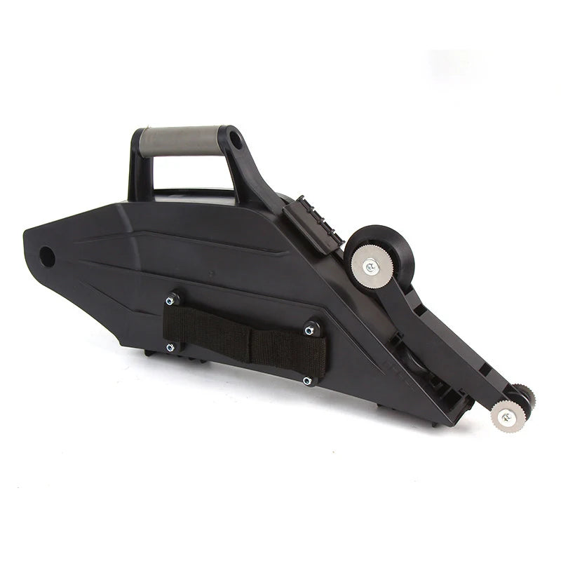 Strumento per incisione banjo per cartongesso, strumento per calafataggio giunto per cartongesso Distributore di riparazione per pareti asciutte con ruota angolare interna reversibile in plastica