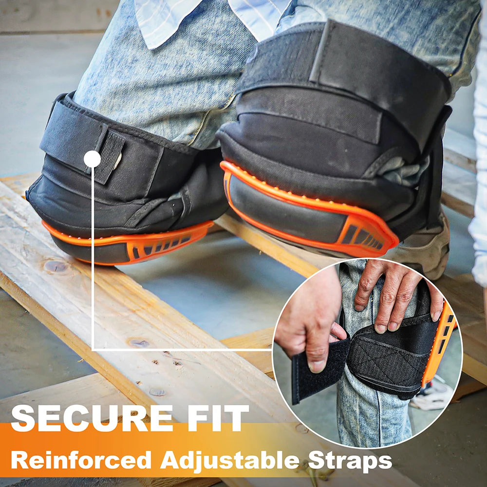 Ginocchiere HERZO per protezione resistente del ginocchio, comode lavori antiscivolo edili