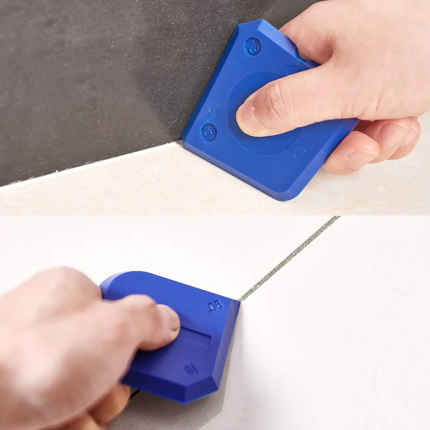 4 pezzi di silicone vetro cemento raschietto sigillante malta strumento di rimozione finitura domestica strumenti per calafataggio pulizia domestica spatola a mano strumento