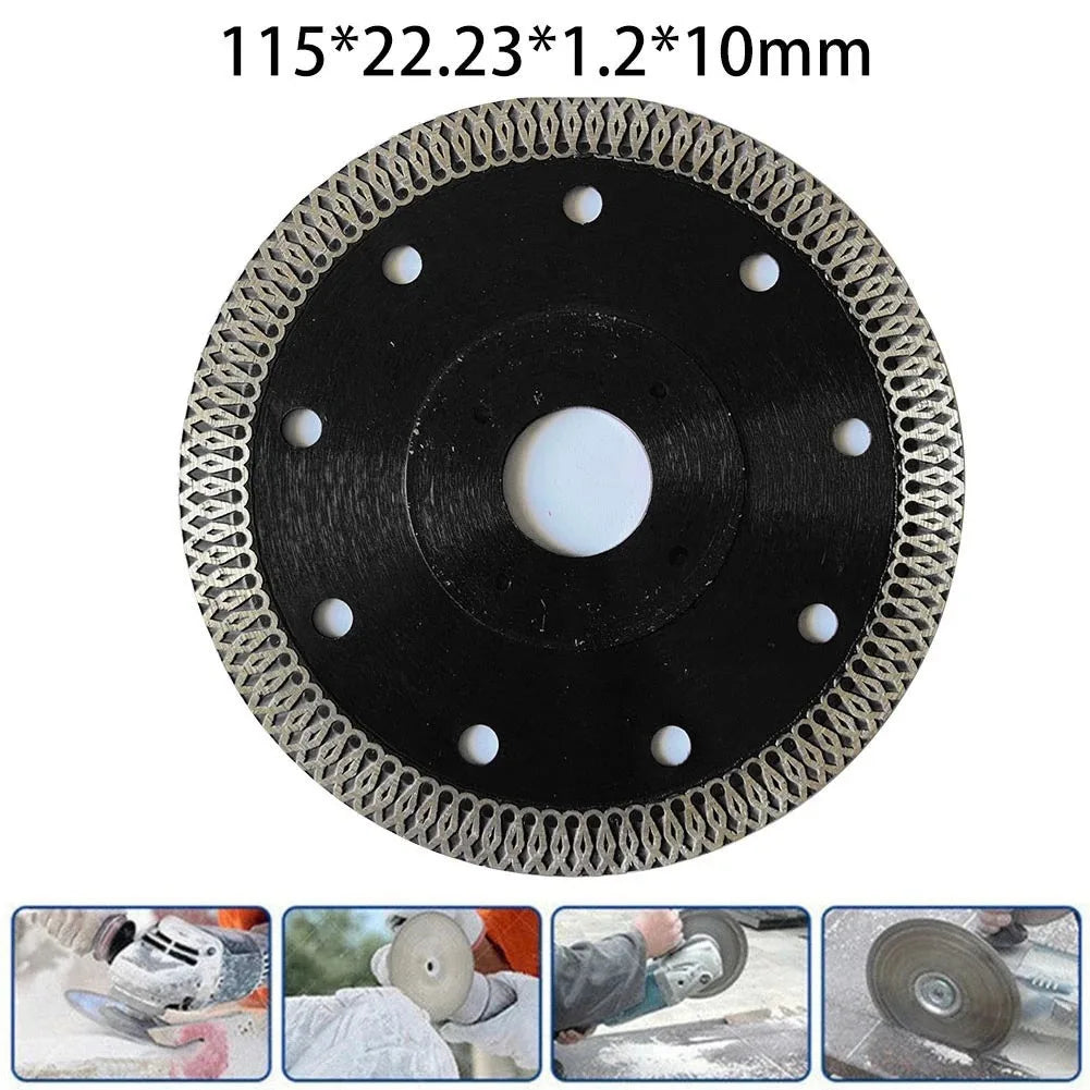 1pc 105/115/125mm Lama per sega diamantata per piastrelle in gres porcellanato Ceramica Taglio a secco/bagnato Pietra tagliata Lama per sega Taglio a disco diamantato