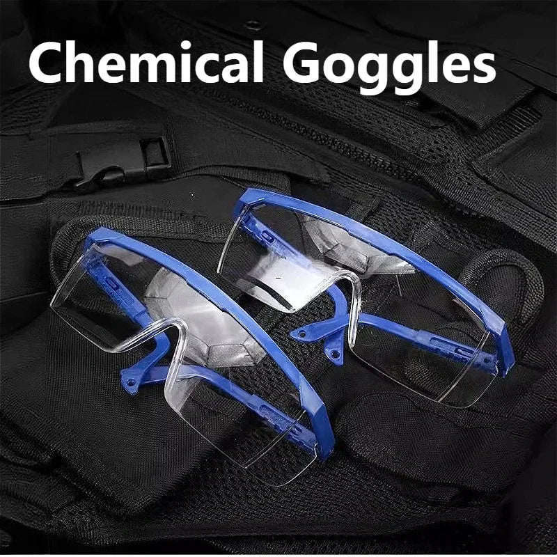 5 pezzi occhiali di sicurezza sul lavoro occhiali di protezione degli occhi occhiali chimici anti-spruzzi occhiali protettivi antipolvere antivento per il ciclismo