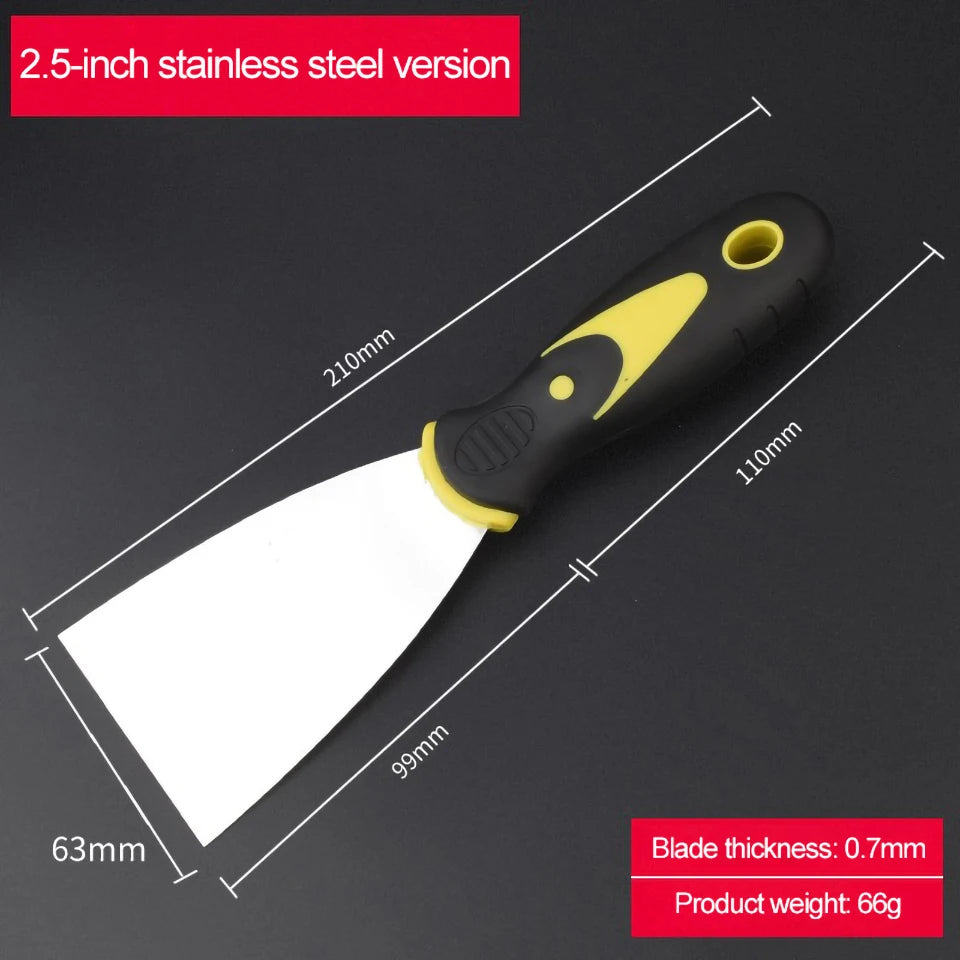 1/1.5/2/2.5/3/4/5 Pollici Multifunzionale Stucco Coltello Spatola In Acciaio Inox Stucco Raschietto Spatola di Pulizia Strumenti di Costruzione FAI DA TE