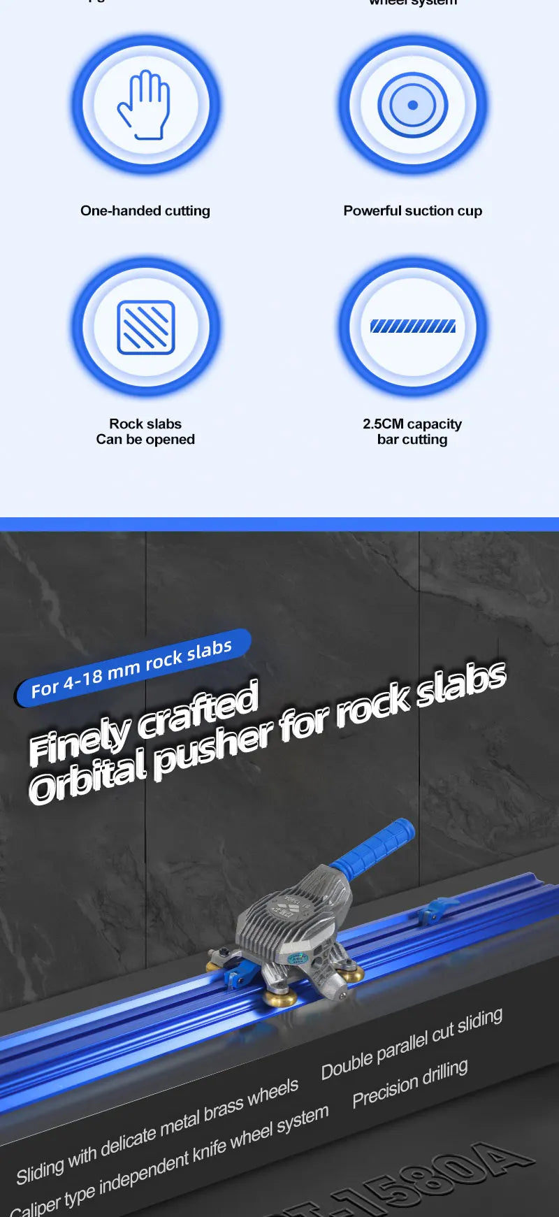 2025 ad alta precisione 2000/3000mm Rock Plate Track Knife piastrelle per pavimenti taglio speciale coltello manuale nuova macchina da taglio taglia piastrelle taglierino professionale fai da te utensili