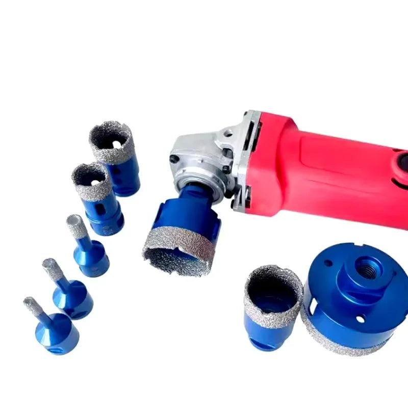 Set di punte da trapano con nucleo diamantato a secco M14 per utensile da taglio per taglierina per sega a tazza, marmo, vetro, granito