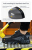 Nuove scarpe antinfortunistiche da uomo con bottone rotante, scarpe da lavoro anti-impatto e anti-perforanti, scarpe sportive da uomo alla moda e pro di sicurezza