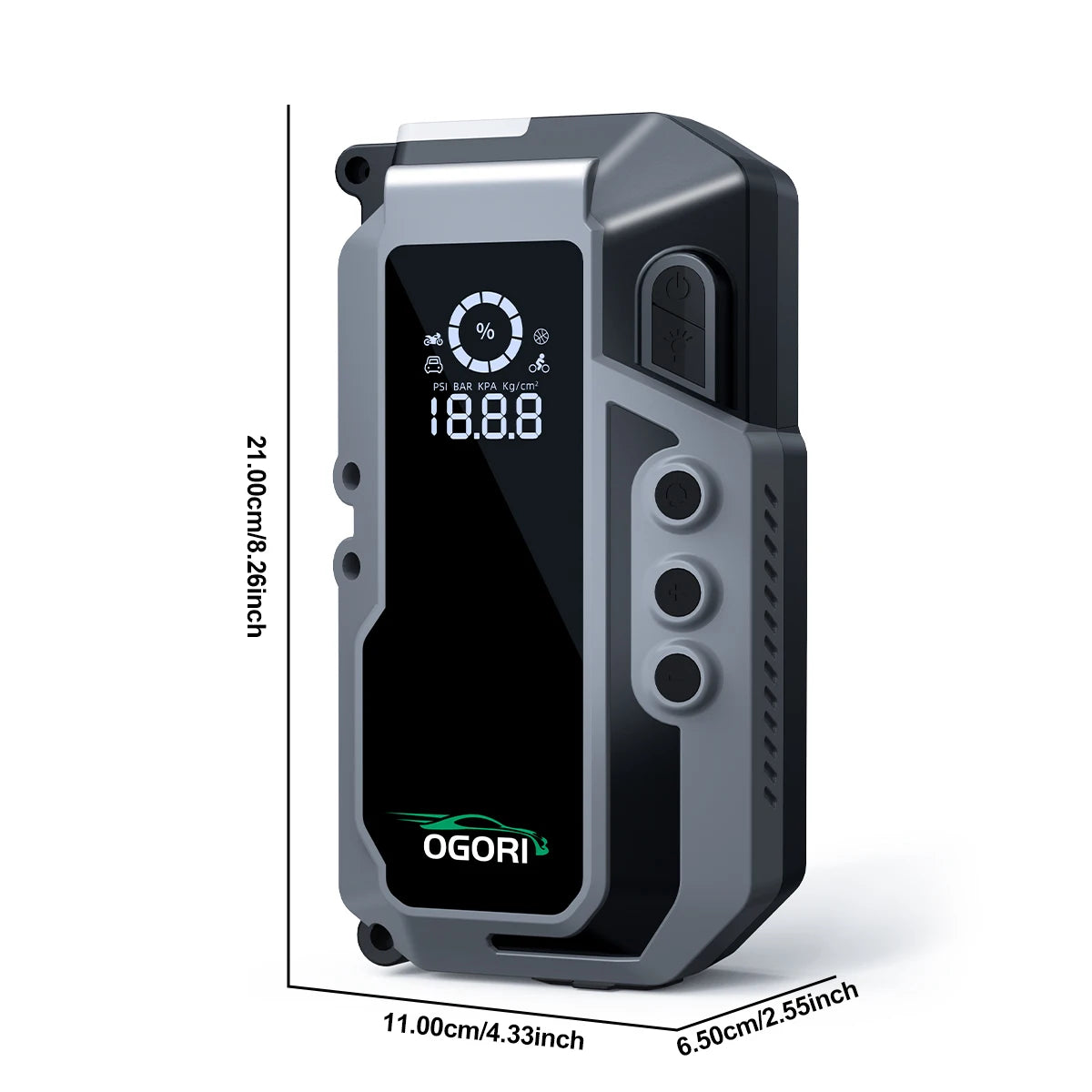 Avviatore di emergenza per auto 4 in 1 7500A con compressore d'aria Pack Booster 12V Power Bank QC 3.0 con torcia Avvia fino a tutti i gas