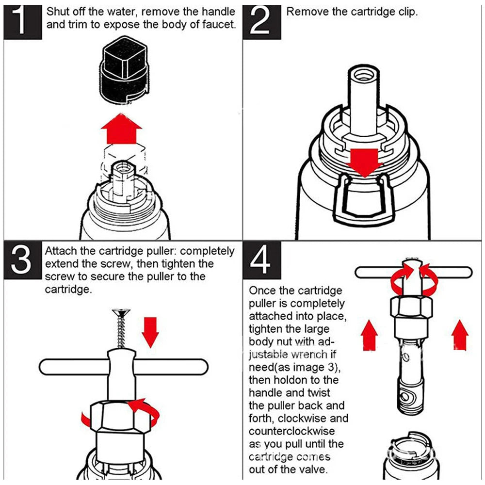 Chiave per rubinetto Chiave per superficie zincata in lega di alluminio Strumento per la manutenzione dell'impianto idraulico del bagno idraulico per riparazioni del lavandino del rubinetto