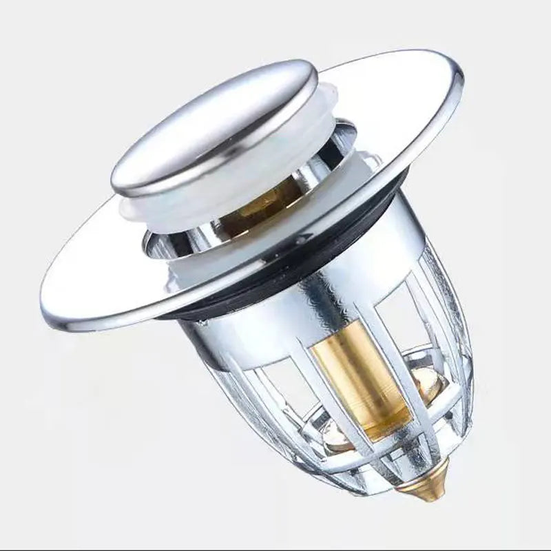 Tappo per lavabo da bagno universale filtro accessori per la cucina lavabo antiintasamento lavello Pop-up filtro per doccia scarico raccoglitore per capelli