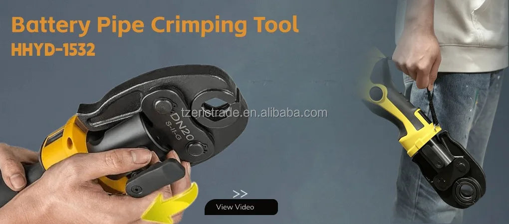 Idraulici a batteria Mascella industriale/fai da te TH/U 16 20 25 26 32mm Strumento di pressatura Pex multistrato Utensili elettrici HVAC alimentati a batteria