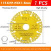 Lama per sega diamantata Set di dischi da taglio in acciaio inossidabile per tondo per brasatura in metallo Set di dischi da taglio per smerigliatrice angolare da 125/180/300/400mm